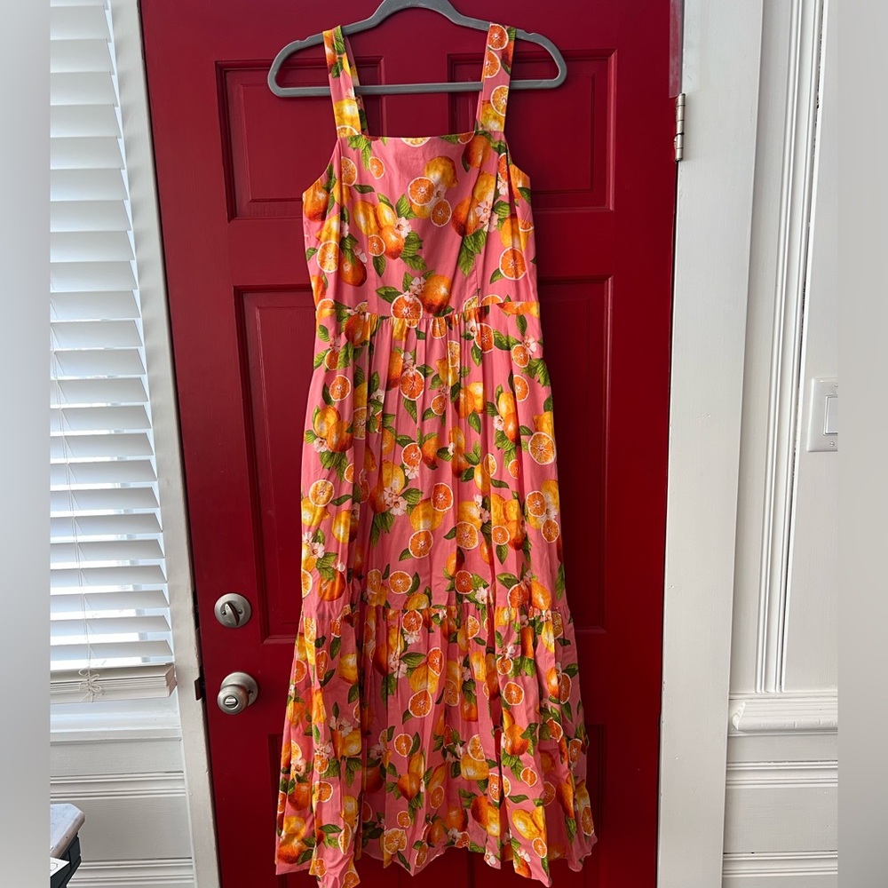 NWT Talbots sundress with citrus pattern- perfect for summer!!